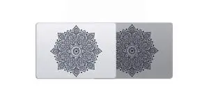 Mandala Laptop Sticker Decal - Waterproof Clear Vinyl Decals Stickers - Black Mandalas Sticker Cosmic Noir Partial Skin Compatible with Computer Laptops MacBook Air Pro 13 15 inch Mac Mandala Laptop Sticker Decal - Waterproof Clear Vinyl Decals Stickers - Black Mandalas Sticker Cosmic Noir Partial Skin Compatible with Computer Laptops MacBook Air Pro 13 15 inch Mac