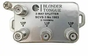 Blonder Toungue SCVS-3 Splitter, 3 Way Blonder Toungue SCVS-3 Splitter, 3 Way