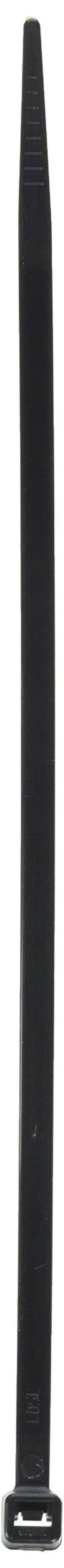 Pro Tie Standard Duty, Self-Locking UV Nylon Cable Wire Ties for Indoor and Outdoor Use | 8-Inch, 50 lbs. Tensile Strength, UV Black Nylon, 100-Pack (PN: B8SD100) Pro Tie Standard Duty, Self-Locking UV Nylon Cable Wire Ties for Indoor and Outdoor Use | 8-Inch, 50 lbs. Tensile Strength, UV Black Nylon, 100-Pack (PN: B8SD100)