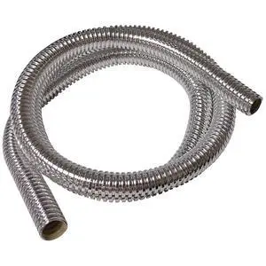 Bentley Harris ConvoShield Aluminized Nylon Wire Loom Tubing 1/4" Inch Diameter 39 Inch Long | Chrome Finish Wire Loom | High Temp. For Automotive Applications Bentley Harris ConvoShield Aluminized Nylon Wire Loom Tubing 1/4" Inch Diameter 39 Inch Long | Chrome Finish Wire Loom | High Temp. For Automotive Applications