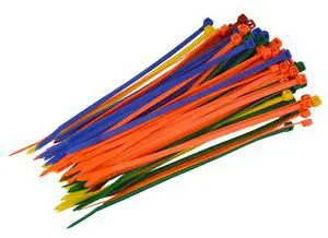 Pro Tie AC8SD100 8-Inch Assorted Color Standard Duty Color Cable Tie, Assorted Nylon, 100-Pack Pro Tie AC8SD100 8-Inch Assorted Color Standard Duty Color Cable Tie, Assorted Nylon, 100-Pack
