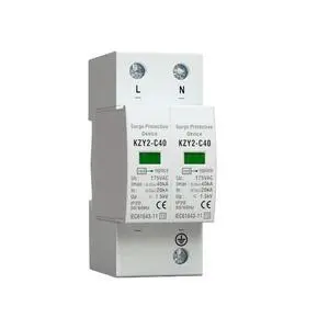 1P 2P AC 120V 175V 20KA-40KA Lightning Protector Surge Protective Device SPD with PE House Safety Electricity Protector(1P 120V) 1P 2P AC 120V 175V 20KA-40KA Lightning Protector Surge Protective Device SPD with PE House Safety Electricity Protector(1P 120V)
