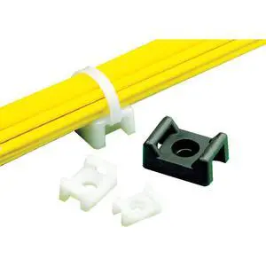 TM3S8-C Cable Tie Mount, Screw Applied, #8 Screw Mounting Method, 0.32" Counterbore Diameter, 0.37" Height, 0.61" Width, 0.86" Length (Pack of 100) TM3S8-C Cable Tie Mount, Screw Applied, #8 Screw Mounting Method, 0.32" Counterbore Diameter, 0.37" Height, 0.61" Width, 0.86" Length (Pack of 100)