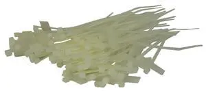 Pro Tie N4HID100 4.0 Inch Horizontal ID Cable Tie, Natural Nylon, 100-Pack Pro Tie N4HID100 4.0 Inch Horizontal ID Cable Tie, Natural Nylon, 100-Pack