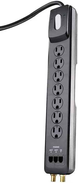 Surge Protector with Safety Overload Feature Surge Protector with Safety Overload Feature