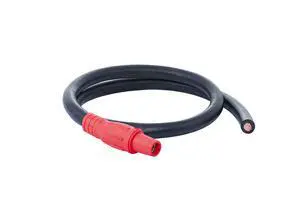 Type W Female to Blunt Pigs Tails, Event Temporary Power Cable, 400 Amps, NEMA 3R Series 16 CAM Type, Length: 4', Boot Color: Red Type W Female to Blunt Pigs Tails, Event Temporary Power Cable, 400 Amps, NEMA 3R Series 16 CAM Type, Length: 4', Boot Color: Red