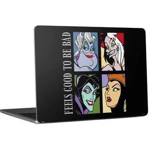 Decal Laptop Skin Compatible with MacBook Air 13in M4 (2025) - Officially Licensed Disney Villains Characters Feels Good to Be Bad Design Decal Laptop Skin Compatible with MacBook Air 13in M4 (2025) - Officially Licensed Disney Villains Characters Feels Good to Be Bad Design