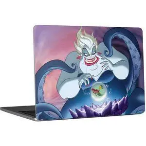 Decal Laptop Skin Compatible with MacBook Air 13in M4 (2025) - Officially Licensed Disney Villains Ursula Ariel and Flounder Design Decal Laptop Skin Compatible with MacBook Air 13in M4 (2025) - Officially Licensed Disney Villains Ursula Ariel and Flounder Design