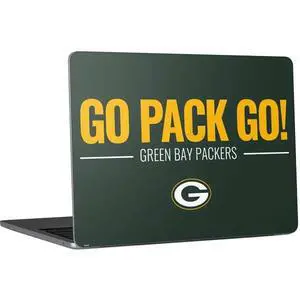 Decal Laptop Skin Compatible with MacBook Air 13in M4 (2025) - Officially Licensed NFL Green Bay Packers Team Motto Design Decal Laptop Skin Compatible with MacBook Air 13in M4 (2025) - Officially Licensed NFL Green Bay Packers Team Motto Design