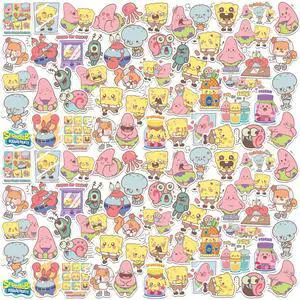 Spongebob Squarepants Chibi 100 Vinyl Stickers Waterproof Die-Cut Decals Spongebob Squarepants Chibi 100 Vinyl Stickers Waterproof Die-Cut Decals