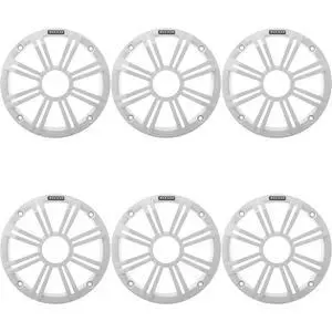 (6 OEM 6.5" White Grill Upfittings Popular with Veranda, Godfrey, Bennington Boats (6 OEM 6.5" White Grill Upfittings Popular with Veranda, Godfrey, Bennington Boats