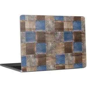 Decal Laptop Skin Compatible with MacBook Air 13in M4 (2025) - Lumber Grid Design Decal Laptop Skin Compatible with MacBook Air 13in M4 (2025) - Lumber Grid Design