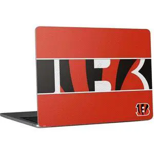 Decal Laptop Skin Compatible with MacBook Air 13in M4 (2025) - Officially Licensed NFL Cincinnati Bengals Zone Block Design Decal Laptop Skin Compatible with MacBook Air 13in M4 (2025) - Officially Licensed NFL Cincinnati Bengals Zone Block Design