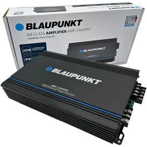 1504PRO Car Audio 4/3/2-Channel Full Range 2 Ohm Stable Amp Amplifier 1500 Watts Max | Slim and Compact 1504PRO Car Audio 4/3/2-Channel Full Range 2 Ohm Stable Amp Amplifier 1500 Watts Max | Slim and Compact