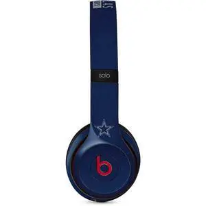 Decal Audio Skin Compatible with Beats Solo 3 Wireless - Officially Licensed NFL Dallas Cowboys Blue Performance Series Design Decal Audio Skin Compatible with Beats Solo 3 Wireless - Officially Licensed NFL Dallas Cowboys Blue Performance Series Design