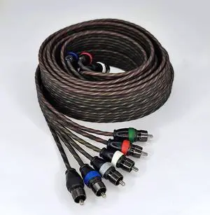 6-Channel Twisted RCA Cable - 12ft 6-Channel Twisted RCA Cable - 12ft