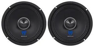 RXM64 6.5" 4-Ohm Car Mid-Bass/Midrange Speaker w Bullet, 2-Pack | 150W Peak / 75W RMS, Kevlar Cone, 1.5" CCAR Voice Coil, 60 Oz Magnet, Wire Mesh Grille, 100dB, 125Hz-10kHz, Audio RXM64 6.5" 4-Ohm Car Mid-Bass/Midrange Speaker w Bullet, 2-Pack | 150W Peak / 75W RMS, Kevlar Cone, 1.5" CCAR Voice Coil, 60 Oz Magnet, Wire Mesh Grille, 100dB, 125Hz-10kHz, Audio