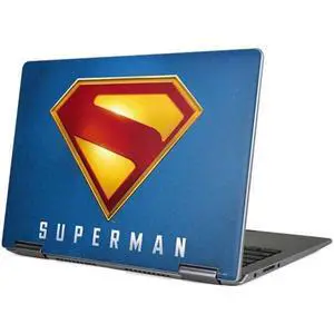 Decal Laptop Skin Compatible with Yoga 710 14in - Officially Licensed Superman 2025 Classic Superman Shield Emblem Design Decal Laptop Skin Compatible with Yoga 710 14in - Officially Licensed Superman 2025 Classic Superman Shield Emblem Design