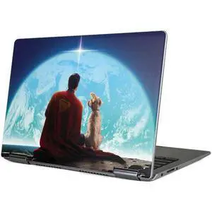Decal Laptop Skin Compatible with Yoga 710 14in - Officially Licensed Superman 2025 Superman & Krypto Watch The Earth Design Decal Laptop Skin Compatible with Yoga 710 14in - Officially Licensed Superman 2025 Superman & Krypto Watch The Earth Design