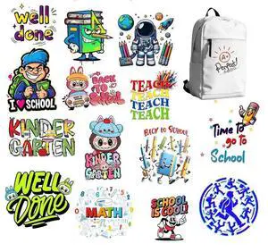 15PCS School UV 3D Stickers 4"x4" Waterproof Back to School Teacher Appreciation Decals for Classroom, Laptops, Mugs, DIY Crafts, Kindergarten, Scrapbooking, Reward Sticker Pack 15PCS School UV 3D Stickers 4"x4" Waterproof Back to School Teacher Appreciation Decals for Classroom, Laptops, Mugs, DIY Crafts, Kindergarten, Scrapbooking, Reward Sticker Pack