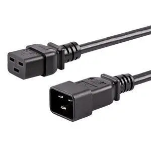 (C19 to C20) Heavy Duty High Temperature (105°C) 12AWG 20AMP Extension Cord - for Crypto Mining, PDU (Black 6 ft.) (C19 to C20) Heavy Duty High Temperature (105°C) 12AWG 20AMP Extension Cord - for Crypto Mining, PDU (Black 6 ft.)