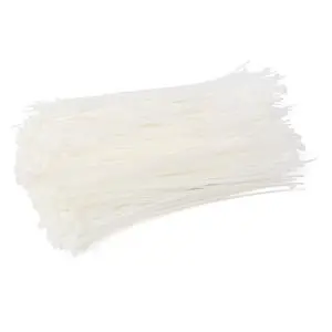 Nylon Cable Ties, 1000Pcs 8" Self Lock Cable Zip Ties, Heavy Duty Zip Tie with 50lbs Tensile Strength, White Nylon Cable Ties, 1000Pcs 8" Self Lock Cable Zip Ties, Heavy Duty Zip Tie with 50lbs Tensile Strength, White
