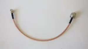 RG142 N Male to Mini UHF Male Coaxial Cable Low Loss 50ohm Double Shielded with Tanned FEP(Teflon) Jacket (2 ft) RG142 N Male to Mini UHF Male Coaxial Cable Low Loss 50ohm Double Shielded with Tanned FEP(Teflon) Jacket (2 ft)
