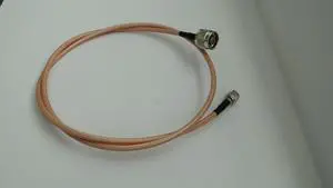 RG142 N Male to MINI UHF Male Coaxial Cable Low Loss 50ohm Double Shielded with Tanned FEP(Teflon) Jacket (15 ft) RG142 N Male to MINI UHF Male Coaxial Cable Low Loss 50ohm Double Shielded with Tanned FEP(Teflon) Jacket (15 ft)