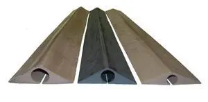D-300 Rubber Duct Floor Cord Cover Wire Management Cable Protector | 1" Channel - 5 Feet (Brown) D-300 Rubber Duct Floor Cord Cover Wire Management Cable Protector | 1" Channel - 5 Feet (Brown)