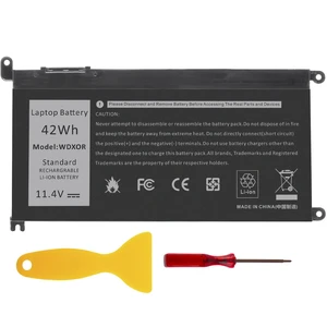WDX0R Laptop Battery Replacement for Dell Inspiron 13 15 5000 7000 Series 5565 5567 5570 5578 7560 7570 7573 7579 5368 5378 Latitude 7368 17 5765 5767 Series Notebook 3CRH3 T2JX4 11.4V 42Wh WDX0R Laptop Battery Replacement for Dell Inspiron 13 15 5000 7000 Series 5565 5567 5570 5578 7560 7570 7573 7579 5368 5378 Latitude 7368 17 5765 5767 Series Notebook 3CRH3 T2JX4 11.4V 42Wh