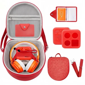 Hard Case Compatible with Yoto Mini (2024 Edition), 3-in-1 Travel Bundle: Silicone Cover + Case with Shoulder Strap (Fits Mini Player & Headphones) + Up to 10 Card Holder for YOTO Cards (Red) Hard Case Compatible with Yoto Mini (2024 Edition), 3-in-1 Travel Bundle: Silicone Cover + Case with Shoulder Strap (Fits Mini Player & Headphones) + Up to 10 Card Holder for YOTO Cards (Red)