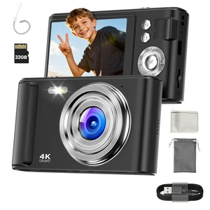 Digital Camera 4K for Kids: 48MP Cameras for Teens Photography - Autofocus Photo Camera Gifts for Children Ages 5-18 - Compact Cámara for Beginner - Point and Shoot Digital Cameras with 32GB TF Card Digital Camera 4K for Kids: 48MP Cameras for Teens Photography - Autofocus Photo Camera Gifts for Children Ages 5-18 - Compact Cámara for Beginner - Point and Shoot Digital Cameras with 32GB TF Card