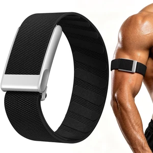 Nylon Bicep Band Compatible with Whoop 5.0 Bands One, Peak and Life MG, Breathable Sport Adjustable Elastic Replacement Strap for Whoop Bicep Band 5.0 Fitness Activity Tracker, Black Nylon Bicep Band Compatible with Whoop 5.0 Bands One, Peak and Life MG, Breathable Sport Adjustable Elastic Replacement Strap for Whoop Bicep Band 5.0 Fitness Activity Tracker, Black
