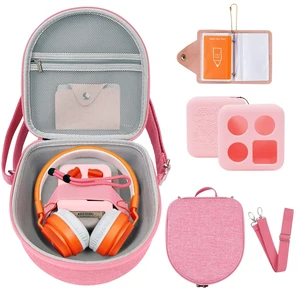 Hard Case Compatible with Yoto Mini (2024 Edition), 3-in-1 Travel Bundle: Silicone Cover + Case with Shoulder Strap (Fits Mini Player & Headphones) + Up to 10 Card Holder for YOTO Cards (Pink) Hard Case Compatible with Yoto Mini (2024 Edition), 3-in-1 Travel Bundle: Silicone Cover + Case with Shoulder Strap (Fits Mini Player & Headphones) + Up to 10 Card Holder for YOTO Cards (Pink)