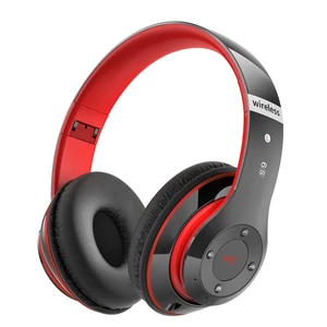 Bluetooth Headphones Over Ear, 6S Foldable Wireless Headphones with 6 EQ Modes, 40 Hours Playtime HiFi Stereo Headset with Mic, Soft Ear Pads, TF/FM for Cellphone/PC/Home (Red) Bluetooth Headphones Over Ear, 6S Foldable Wireless Headphones with 6 EQ Modes, 40 Hours Playtime HiFi Stereo Headset with Mic, Soft Ear Pads, TF/FM for Cellphone/PC/Home (Red)