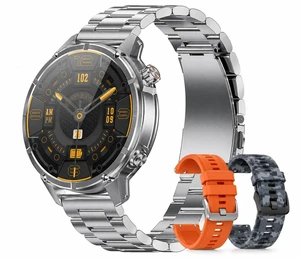 Rugged Smart Watch for Men, Standalone GPS, 1.43" AMOLED, 3 Bands Altimeter, Compass & Barometer, 5ATM Waterproof, 24H GPS Tracking,15-Day Battery, Bluetooth Calls, For Android & iPhone Rugged Smart Watch for Men, Standalone GPS, 1.43" AMOLED, 3 Bands Altimeter, Compass & Barometer, 5ATM Waterproof, 24H GPS Tracking,15-Day Battery, Bluetooth Calls, For Android & iPhone