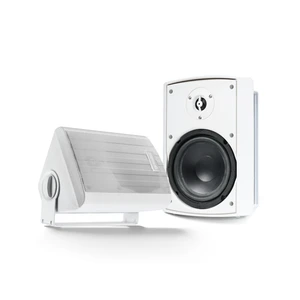 4" Outdoor Wall-Mount Speakers, Pair, White (GHSI-W400BT-PR-WHT) 4" outdoor wall-mount speakers, pair - IP44 all-weather - Bluetooth & AUX - remote, no amp needed 4" Outdoor Wall-Mount Speakers, Pair, White (GHSI-W400BT-PR-WHT) 4" outdoor wall-mount speakers, pair - IP44 all-weather - Bluetooth & AUX - remote, no amp needed