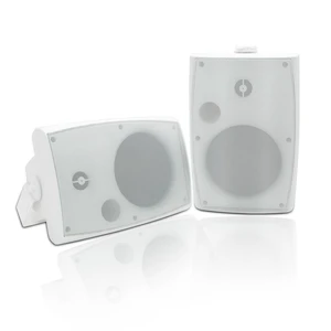 400W 6.5 Inch Passive Outdoor Speakers Wired Waterproof,2 Way Wall Mounted Speakers with Powerful Bass for Patio Home Indoor Poolside Deck Backyard (Pair,White) 400W 6.5 Inch Passive Outdoor Speakers Wired Waterproof,2 Way Wall Mounted Speakers with Powerful Bass for Patio Home Indoor Poolside Deck Backyard (Pair,White)
