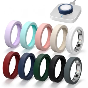 10 Pack Ring Cover Compatible with Oura Ring 5 Support Charging with Cover on, anti-scratch ultra-thin silicone, non-slip, anti-yellowing, assorted colors, skin-friendly 10 Pack Ring Cover Compatible with Oura Ring 5 Support Charging with Cover on, anti-scratch ultra-thin silicone, non-slip, anti-yellowing, assorted colors, skin-friendly