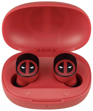 Deadpool Wireless Earbuds with Mic, Bluetooth Earbuds with Charging Case Deadpool Wireless Earbuds with Mic, Bluetooth Earbuds with Charging Case