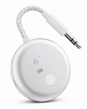 SoundJet R1 - Airplane Bluetooth Adapter for AirPods, 25H Qualcomm aptX Adaptive & HD, dual-headphone pairing, 25-hour battery, USB-C charging, and single/dual airline plugs SoundJet R1 - Airplane Bluetooth Adapter for AirPods, 25H Qualcomm aptX Adaptive & HD, dual-headphone pairing, 25-hour battery, USB-C charging, and single/dual airline plugs
