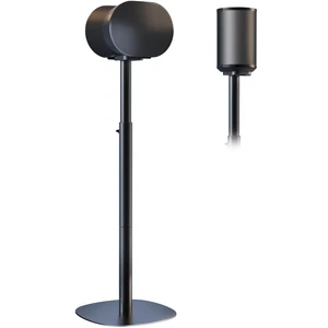 Single Speaker Stand for Sonos Era 100, 100 SL & Era 300, Hidden Cable Set of 1, Easy to Assemble, Sturdiness, 29.139'' Height Adjustable, Two Base Mounting Design, Max holds 11lbs, Black Single Speaker Stand for Sonos Era 100, 100 SL & Era 300, Hidden Cable Set of 1, Easy to Assemble, Sturdiness, 29.139'' Height Adjustable, Two Base Mounting Design, Max holds 11lbs, Black