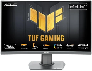 TUF Gaming 24 Inch 1080p 180Hz Curved FreeSync Gaming Monitor ELMB Sync, 1ms, 1500R Curve, Shadow Boost, DisplayWidget Center, DCI-P3 90%, Eye Care Plus TUF Gaming 24 Inch 1080p 180Hz Curved FreeSync Gaming Monitor ELMB Sync, 1ms, 1500R Curve, Shadow Boost, DisplayWidget Center, DCI-P3 90%, Eye Care Plus