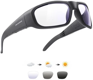 Sport OpenEar Smart Glasses, ImpactResistant Bluetooth Sunglasses Photochromic Lens, 12H Playtime, HandsFree Calling, Music Playback, Voice Control, Lightweight Comfort for Outdoor Sports Sport OpenEar Smart Glasses, ImpactResistant Bluetooth Sunglasses Photochromic Lens, 12H Playtime, HandsFree Calling, Music Playback, Voice Control, Lightweight Comfort for Outdoor Sports