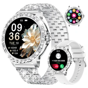 Smart Watches for Women,1.32" HD Fitness Tracker Watch with Answer/Make Call,AI Voice Control,Heart Rate/Calories/SpO2 Monitor 100+ Sport Modes Ladies Smart Watch for Android iOS (Silver-A) Smart Watches for Women,1.32" HD Fitness Tracker Watch with Answer/Make Call,AI Voice Control,Heart Rate/Calories/SpO2 Monitor 100+ Sport Modes Ladies Smart Watch for Android iOS (Silver-A)