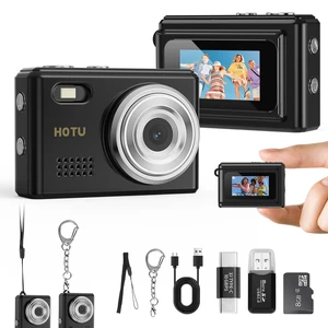 Mini Keychain Digital Camera, Y2K Pocket-Size Mini Camera, 2MP 1080P Small Camera with 8GB Card, Video Recorder with Long Battery Life for Travel, Party and Vlog (Black) Mini Keychain Digital Camera, Y2K Pocket-Size Mini Camera, 2MP 1080P Small Camera with 8GB Card, Video Recorder with Long Battery Life for Travel, Party and Vlog (Black)