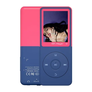 MP3 Player with Bluetooth 5.3, 1.8" Screen, Color-Block Music Player with FM Radio, Voice Recorder, A-B Repeat, Resume Playback and Up to 128GB microSD for Running and Travel,Pink,32GB MP3 Player with Bluetooth 5.3, 1.8" Screen, Color-Block Music Player with FM Radio, Voice Recorder, A-B Repeat, Resume Playback and Up to 128GB microSD for Running and Travel,Pink,32GB