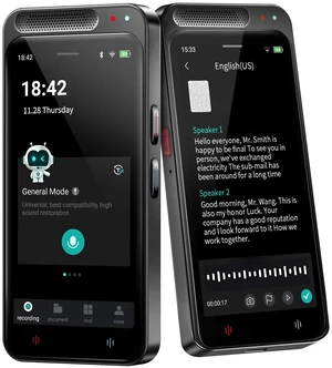 AI Voice Recorder, 80GB Digital Recorder with Unlimited Transcription, Summarize, Translation, Voice-to-Text Recorder Transcriber Supporting 13 Languages, Voice Recorder with Playback for Lectures AI Voice Recorder, 80GB Digital Recorder with Unlimited Transcription, Summarize, Translation, Voice-to-Text Recorder Transcriber Supporting 13 Languages, Voice Recorder with Playback for Lectures
