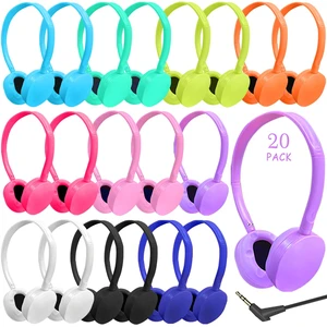 20 Pack Kids Headphones Bulk for Classroom School, Durable Wholesale Wired Headphones for Kids Student Boys Girls Adults,HD Sound 3.5mm Jack for Chromebook Computer(10 Color) 20 Pack Kids Headphones Bulk for Classroom School, Durable Wholesale Wired Headphones for Kids Student Boys Girls Adults,HD Sound 3.5mm Jack for Chromebook Computer(10 Color)