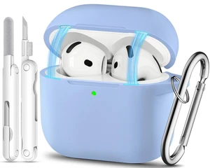 for AirPods 4 Case with Magnetic Cover, Silicone AirPod 4 Case Cover Compatible with Apple Airpods 4th Gen 2024, Shockproof Protective Cases for Women Girly with Cleaner Kit and Keychain for AirPods 4 Case with Magnetic Cover, Silicone AirPod 4 Case Cover Compatible with Apple Airpods 4th Gen 2024, Shockproof Protective Cases for Women Girly with Cleaner Kit and Keychain